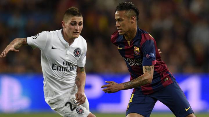 Neymar in contact with PSG