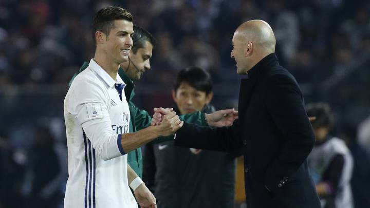 Cristiano y Zidane. 