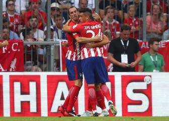 Atlético de Madrid - Nápoles en imágenes