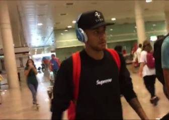 Neymar makes brisk exit on return from Shanghai trip