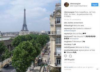 Y Wagner Ribeiro en París dando demasiadas pistas