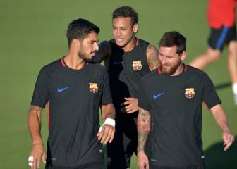 Luis Suárez sends Neymar a farewell message