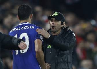 Conte confirma que Costa saldrá del Chelsea en este mercado