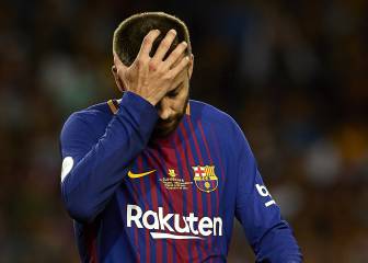 Barcelona: Piqué lidera la lista de los jugadores más criticados