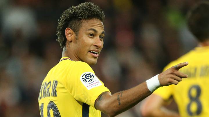 El magro registro de Neymar en el Parque de los Príncipes