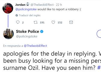 Stoke police joke on Twitter about 