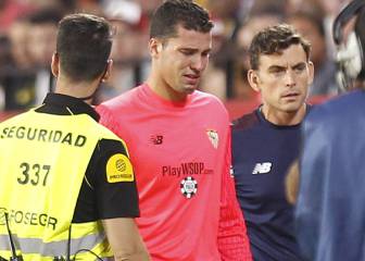 David Soria, baja dos semanas por una luxación en un dedo