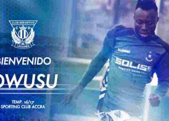 El Leganés ficha al delantero ghanés Owusu Kwabena