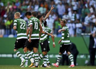 El Sporting vence al Estoril con goles de Gelson y Fernandes