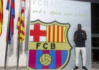 Ousmane Dembélé arrives in Barcelona ahead of unveiling
