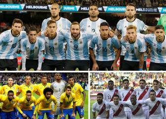 Las posibles formaciones de las selecciones en las Eliminatorias