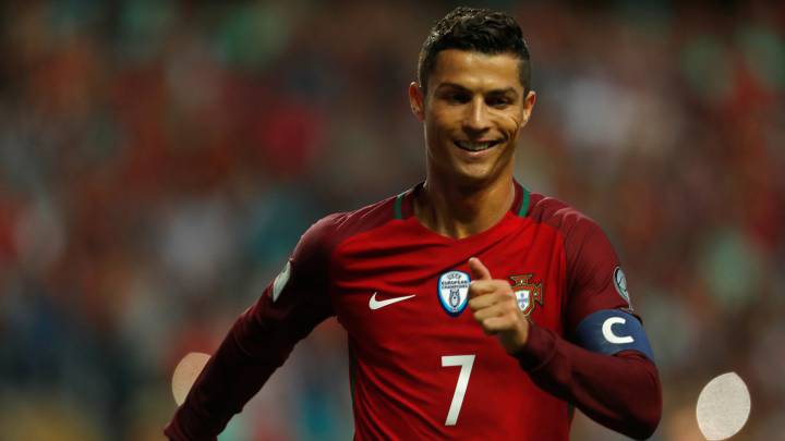 Cristiano Ronaldo con la selección portuguesa.
