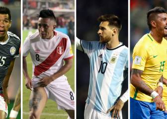 El XI de la jornada en las eliminatorias sudamericanas