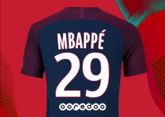 Mbappé usará el número 29