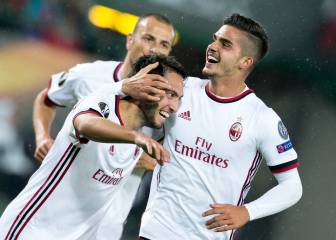 El nuevo Milán sigue asustando en la Europa League: golea 5-1