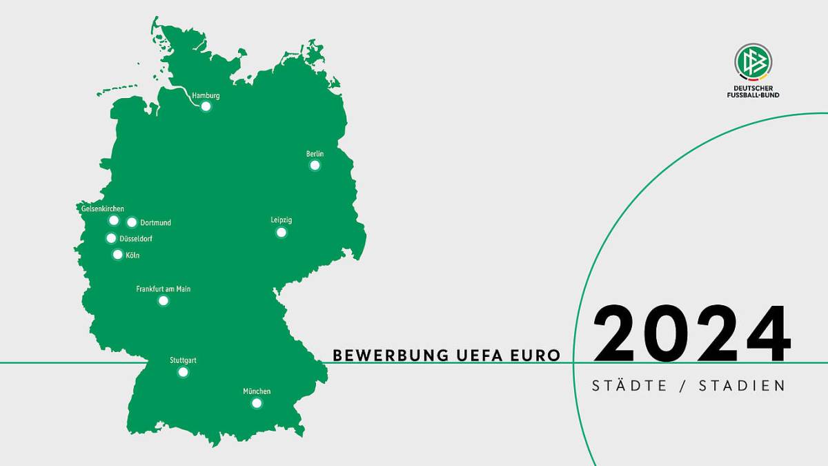 Alemania elige las sedes para la Eurocopa 2024