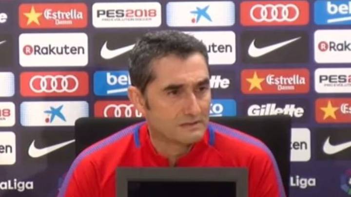 Valverde: “Yo soy quien decido las rotaciones de Messi y Suárez..."