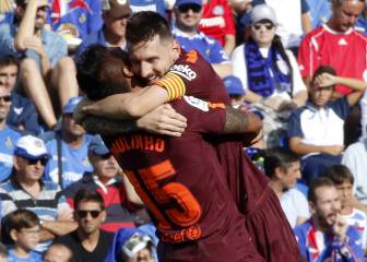 Las mejores imágenes del Getafe-Barcelona