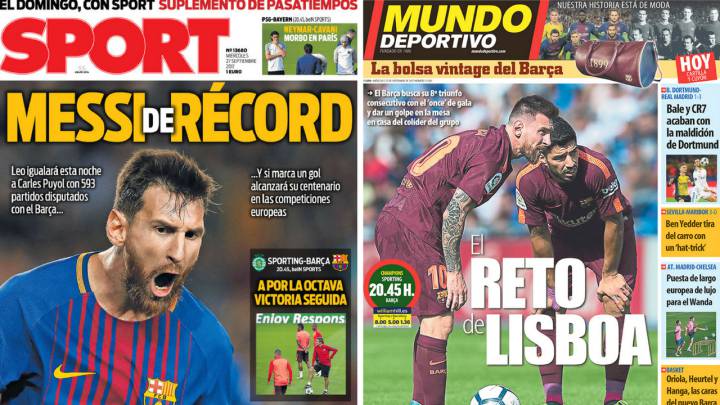 Más Messi en las portadas de Barcelona este miércoles 