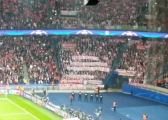 Los hinchas del Bayern en París: 