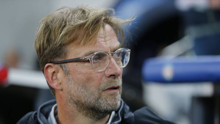 El entrenador del Liverpool, Jurgen Klopp, durante un partido por la fase de grupos de la Liga de Campeones de la UEFA.