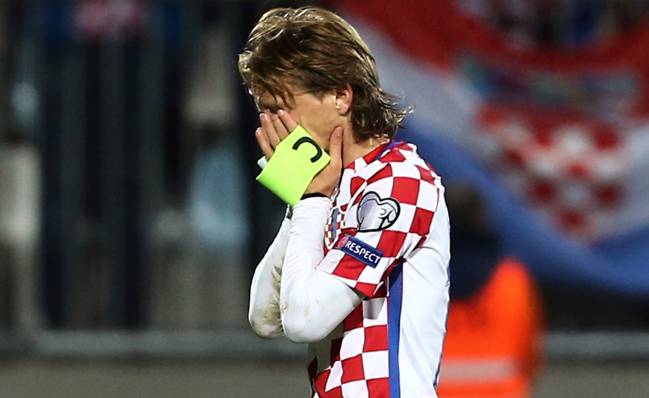 Modric se lamenta con Croacia.