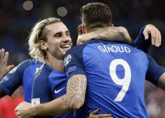 Griezmann y Giroud llevan a Francia para el Mundial 2018