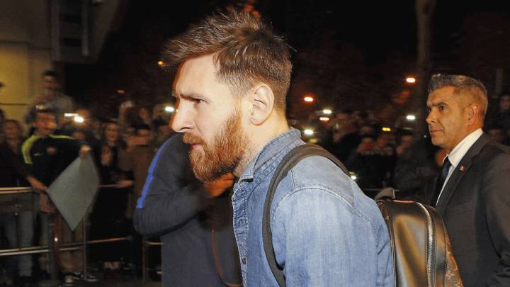 Messi lands in Barcelona after heroics for Argentina