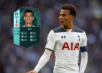 La plantilla de Alli en FIFA 18, con 4 jugadores del Madrid