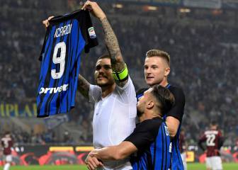 El Inter gana un derbi inolvidable con un hat-trick de Icardi