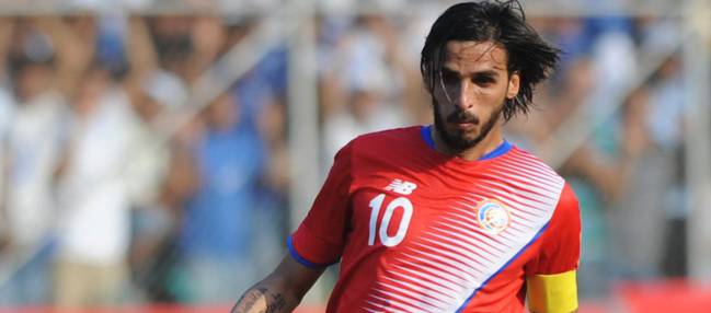 Bryan Ruiz, the star of the Costa Rica team