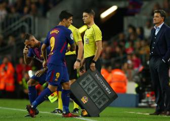 Luis Suárez no anda fino: mala cara y mala racha goleadora