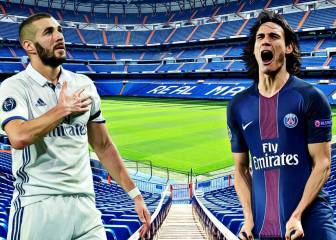 Zidane paraliza un trueque Benzema-Cavani para enero