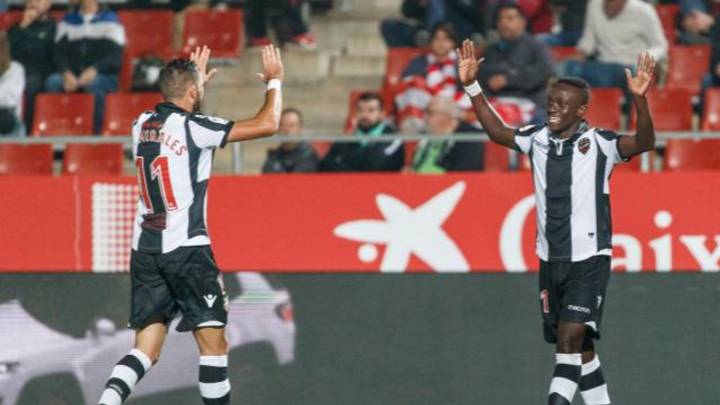 Girona 0 - Levante 2: resumen, resultado y goles del partido