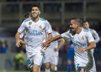 El Madrid vence con dos penales al débil Fuenlabrada