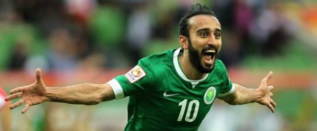 Al-Sahlawi, la estrella de la selección de fútbol de Arabia Saudí