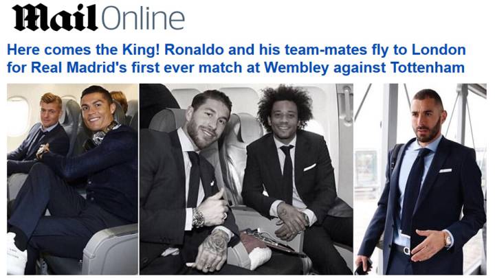 Daily Mail: "Llega el Rey"