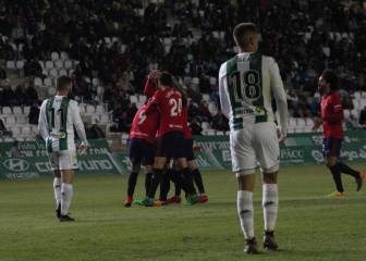 Córdoba-Osasuna: goles, resultado y resumen