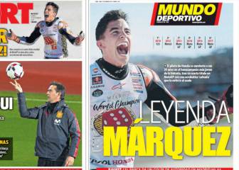 Marc Márquez deja al Barça sin espacio en las portadas