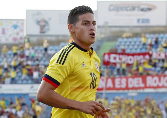 James Rodríguez, la estrella de la selección de fútbol de Colombia