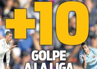 La prensa de Barcelona hace fiesta del +10 al Madrid