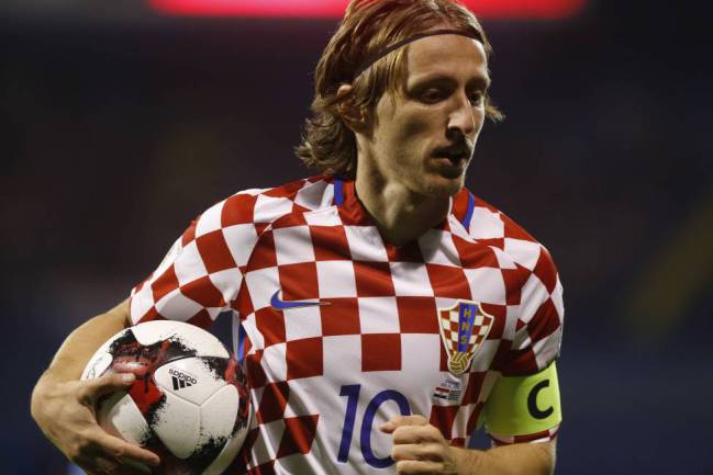 Luka Modric, la estrella de la selección de fútbol de Croacia
