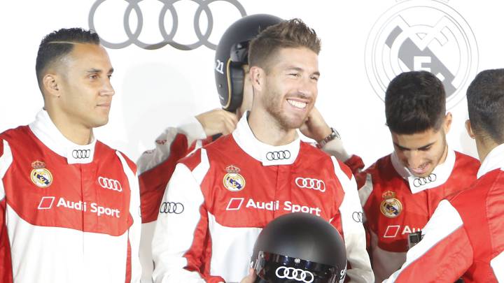 Real Madrid players pick up their new Audis