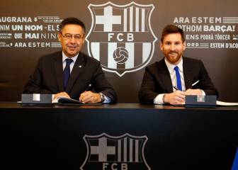 Messi renueva con el Barcelona y tendrá cláusula de 700 MDE