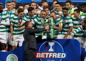 El Celtic gana la Copa de la Liga y Rodgers hace historia