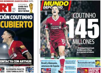 Liverpool's Coutinho valued at 145 million euros for Barcelona