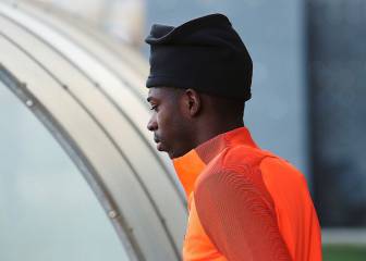 81 días después, Dembélé ya hace rondos con el Barça