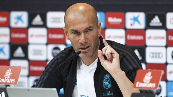 Zidane: "Yo veo a Cristiano en el Madrid hasta que se retire"