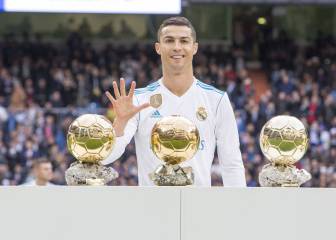 En imágenes la llegada del 5to Balón de Oro al Bernabéu