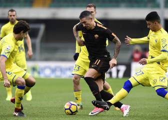 El Roma se atasca ante el Chievo y se aleja del liderato; Moreno no juega
